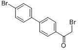 2-溴-1-(4-溴-1,1-联苯-4-基)乙酮结构式_94512-73-9结构式
