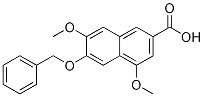 4,7-二甲氧基-6-(苯基甲氧基)-2-萘羧酸结构式_94550-04-6结构式