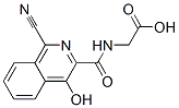 n-[(1-氰基-4-羟基-3-异喹啉)羰基]-甘氨酸结构式_945739-63-9结构式