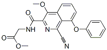 n-[(1-氰基-4-甲氧基-8-苯氧基-3-异喹啉)羰基]-甘氨酸甲酯结构式_945739-97-9结构式