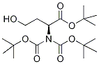 2-二(叔丁基氧基羰基)-L-高丝氨酸叔丁酯结构式_945744-04-7结构式