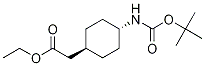 反式-2-[4-(boc-氨基)环己基]乙酸乙酯结构式_946598-34-1结构式