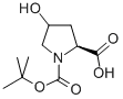 (4S)-rel-1-(叔丁氧基羰基)-4-羟基吡咯烷-2-羧酸结构式_946610-68-0结构式