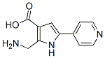  2-(氨基甲基)-5-(4-吡啶)-1H-吡咯-3-羧酸结构式_947327-55-1结构式