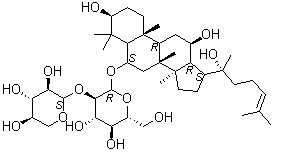 20(R)-三七皂苷 R2结构式_948046-15-9结构式