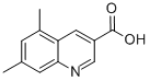 5,7-二甲基喹啉-3-羧酸结构式_948293-95-6结构式