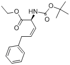 (S)-2-叔丁氧基羰基氨基-5-苯基-3-戊烯酸乙酯结构式_948887-38-5结构式