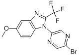 1H-Benzimidazole, 1-(5- bromo-2-pyrazinyl)-5-methoxy-2-(trifluoromethyl)-Structure,950845-98-4Structure 1H-Benzimidazole, 1-(5- bromo-2-pyrazinyl)-5-methoxy-2-(trifluoromethyl)- Structure,950845-98-4Structure