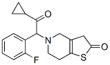 5-[2-环丙基-1-(2-氟苯基)-2-氧代乙基]-4,5,6,7-四氢噻吩并[3,2-c]吡啶-2(3H)-酮结构式_951380-42-0结构式