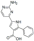  5-(2-氨基-4-嘧啶)-2-苯基-1H-吡咯-3-羧酸结构式_951784-03-5结构式