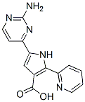  5-(2-氨基-4-嘧啶)-2-(2-吡啶)-1H-吡咯-3-羧酸结构式_951784-31-9结构式