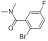 N,N-二甲基-2-溴-5-氟苯甲酰胺结构式_951884-08-5结构式