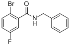 N-苄基-2-溴-5-氟苯甲酰胺结构式_951884-18-7结构式