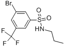 N-丙基-3-溴-5-三氟甲基苯磺酰胺结构式_951884-67-6结构式
