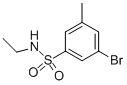 N-乙基-3-溴-5-甲基苯磺酰胺结构式_951885-52-2结构式