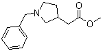 1-苄基-3-吡咯烷乙酸甲酯结构式_95274-12-7结构式