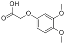 2-(3,4-二甲氧基苯氧基)乙酸结构式_95459-73-7结构式