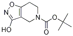 3-羟基-4,5,6,7-四氢异噁唑并[4,5-c]吡啶-5-羧酸叔丁酯结构式_95579-09-2结构式