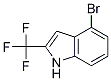4-溴-2-(三氟甲基)吲哚结构式_955978-75-3结构式