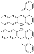 (1S)-3,3-二(菲-9-基)-1,1-二萘-2,2-二醇结构式_957111-25-0结构式