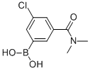 N-二甲基 3-硼-5-氯苯甲酰胺结构式_957120-57-9结构式