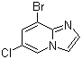 8-溴-6-氯咪唑并[2,3-a]吡啶结构式_957187-27-8结构式