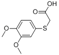 2-(3,4-二甲氧基苯基硫代)乙酸结构式_95735-63-0结构式