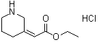 (z)-2-(哌啶-3-基)乙酸酯盐酸盐乙酯结构式_957472-02-5结构式