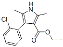 1H-pyrrole-3-carboxylicacid,4-(2-chlorophenyl)-2,5-dimethyl-,ethylester(9ci) Structure,95838-65-6Structure