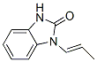 (e)-(9ci)-1,3-二氢-1-(1-丙烯基)-2H-苯并咪唑-2-酮结构式_95926-75-3结构式