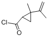 (9ci)-2-甲基-2-(1-甲基乙烯)-环丙烷羰酰氯结构式_96043-39-9结构式