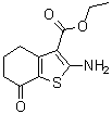 2-氨基-7-氧代-4,5,6,7-四氢-1-苯并噻吩-3-羧酸乙酯结构式_96334-44-0结构式