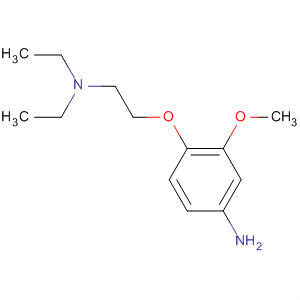 4-(2-二乙基氨基乙氧基)-3-甲氧基苯胺结构式_96729-89-4结构式