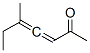 3,4-Heptadien-2-one, 5-methyl-, (r)-(9ci)Structure,96783-70-9Structure 3,4-Heptadien-2-one, 5-methyl-, (r)-(9ci) Structure,96783-70-9Structure