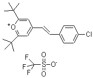 (E)-4-(2-(氯苯基)乙烯-2,6-双(1,1-二甲基乙基)吡喃盐结构式_97248-77-6结构式