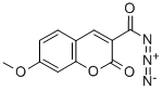 7-甲氧基香豆素-3-羰基叠氮化物结构式_97632-67-2结构式