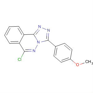 6-氯-3-(4-甲氧基-苯基)-[1,2,4]噻唑并[3,4-a]二氮杂萘结构式_98123-77-4结构式