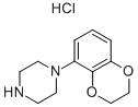 1-(2,3-二氢-1,4-苯并二氧烷-5-基)-哌嗪盐酸盐结构式_98206-09-8结构式