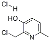 2-(氯甲基)-6-甲基吡啶-3-醇盐酸盐结构式_98280-34-3结构式