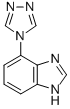 (9ci)-4-(4h-1,2,4-噻唑-4-基)-1H-苯并咪唑结构式_98711-53-6结构式