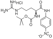 Nα(叔丁氧基羰基)-L-精氨酸-4-硝基苯胺盐酸盐结构式_99306-64-6结构式