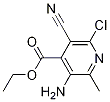 3-氨基-6-氯-5-氰基-2-甲基异烟酸乙酯结构式_99421-19-9结构式