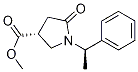 (R)-5-氧代-1-((r)-1-苯基乙基)吡咯烷-3-羧酸甲酯结构式_99735-45-2结构式