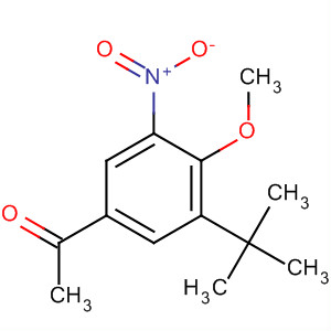 1-[3-(叔丁基)-4-甲氧基-5-硝基苯基]-1-乙酮结构式_99758-68-6结构式