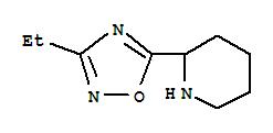 2-(3-乙基-1,2,4-噁二唑-5-基)哌啶结构式_1036454-35-9结构式