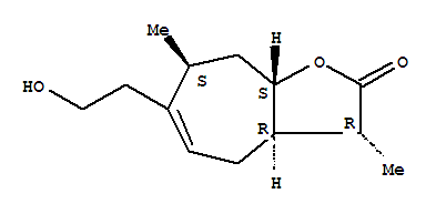 (3R,3AR,7S,8AS)-3,3A,4,7,8,8A-六氢-6-(2-羟基乙基)-3,7-二甲基-2H-环庚烯并[B]呋喃-2-酮结构式_1093207-99-8结构式