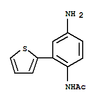 N-(4-amino-2-(thiophen-2-yl)phenyl)acetamideStructure,1131604-98-2Structure N-(4-amino-2-(thiophen-2-yl)phenyl)acetamide Structure,1131604-98-2Structure