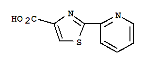 4-Thiazolecarboxylic acid, 2-(2-pyridinyl)-Structure,115311-41-6Structure 4-Thiazolecarboxylic acid, 2-(2-pyridinyl)- Structure,115311-41-6Structure