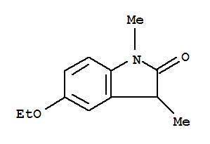 5-乙氧基-1,3-二甲基吲哚啉-2-酮结构式_131042-86-9结构式