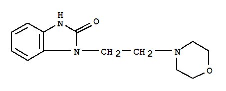 1-[2-(4-吗啉)乙基]-1,3-二氢-2H-苯并咪唑-2-酮结构式_138422-55-6结构式